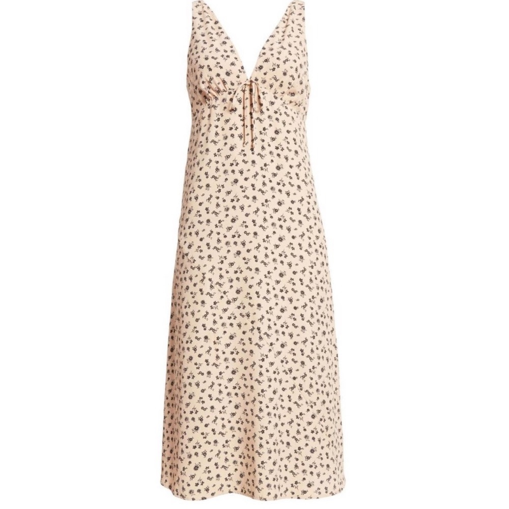 Chelsea28 Floral Sleeveless Midi Dress NWT